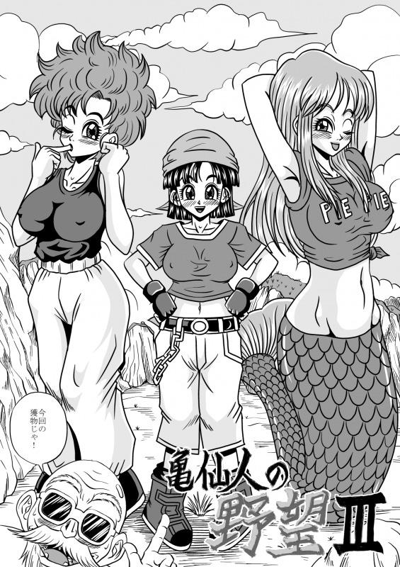 海で溺れたところを人魚さんに助けてもらい仙豆も食べて大復活した亀仙人！命の恩人に俺の一発をぶち込んじゃう！ <> 006