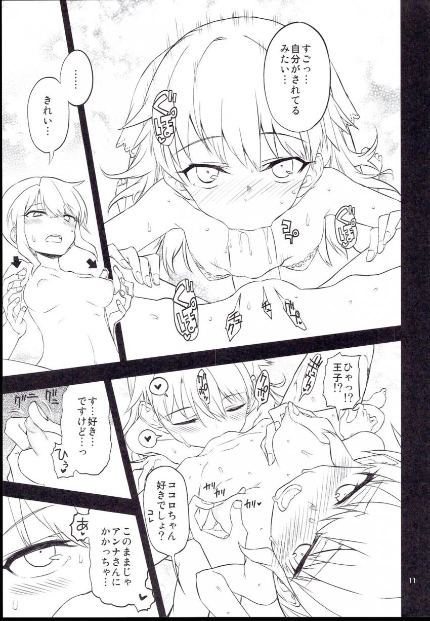 なんやかんやでアンナ、ココロと3Pセックスすることになった王子。 <> 010
