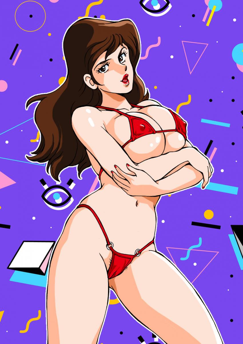 峰不二子のエロ水着フルカラーイラスト集第四弾！ <> 007