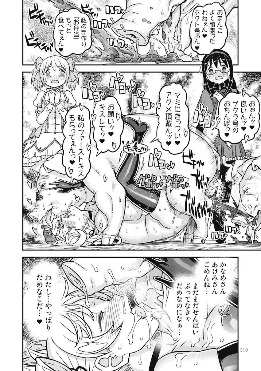 【後編】過去作全6作品に完全新作30pを加えた大ボリューム251Pの総集本☆まどほむ百合な内容から、どんどん鬼畜ハード路線になっていく！！！その変遷も必見！ <> 092