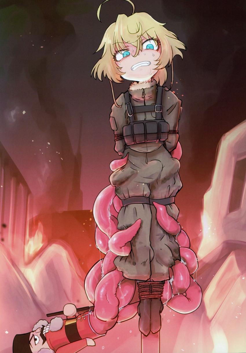 触手悶絶フルカラーイラスト集(アズレン赤城・艦これ龍田・幼女戦記ターニャほか) <> 006
