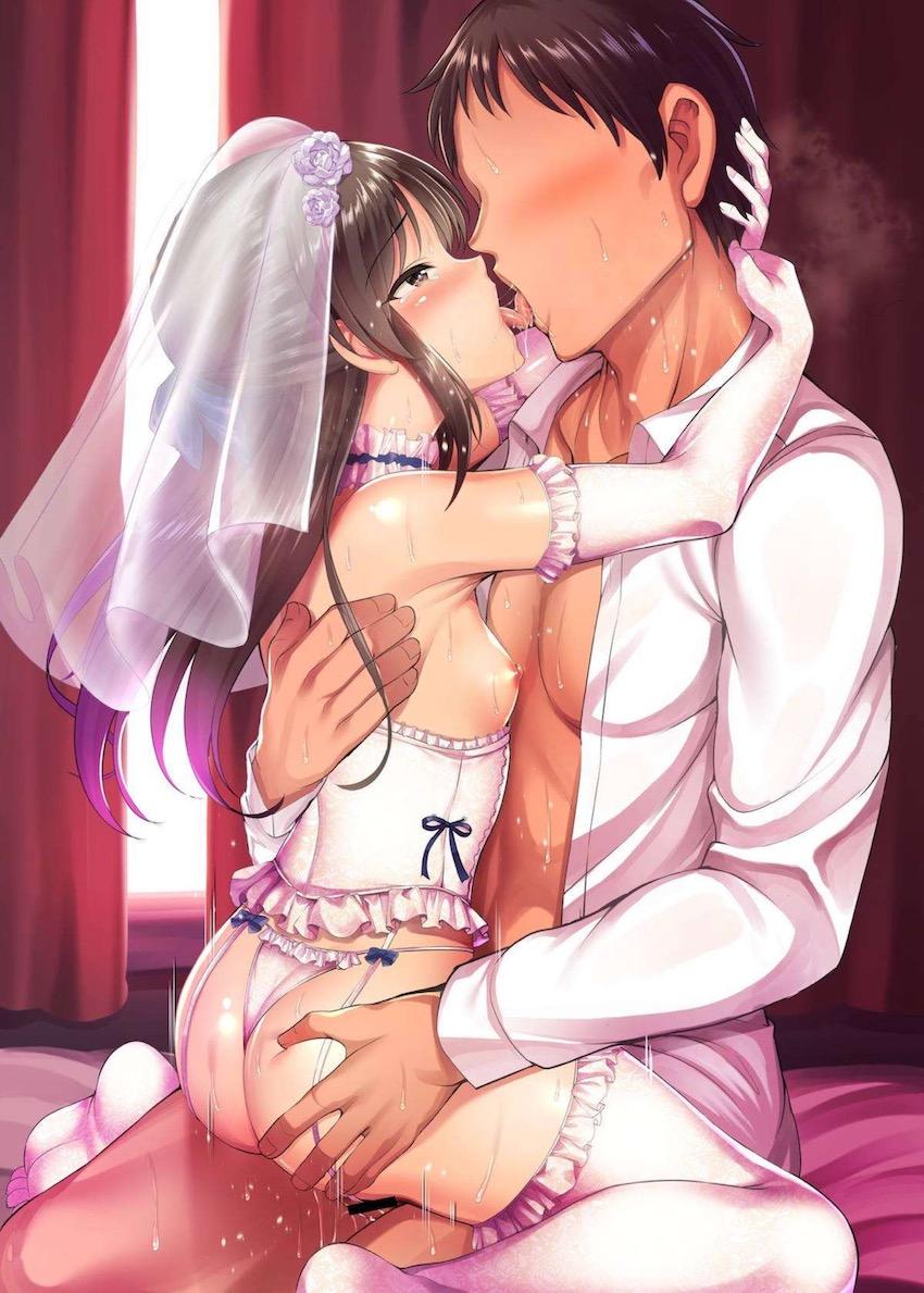 ウェディングドレス姿の橘ありすちゃんと対面座位でベロチュウ中出しセックス！ <> 007