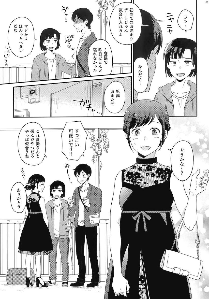 描き下ろし2本含む7本立て大ボリューム総集本☆陽菜と帆高の純愛ストーリー <> 105
