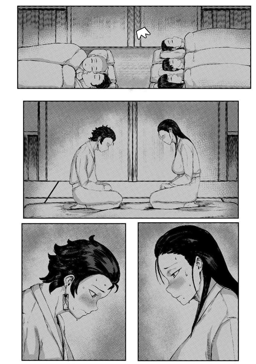 深夜のオナニー姿を炭治郎に見られて以降気まずい雰囲気の2人。深夜炭治郎を呼び出した葵枝は息子と近親セックス開始！チンカスがたっぷり溜まった包茎童貞デカマラチンポを綺麗にお掃除フェラしてぽちゃ肉熟女マンコに息子チンポを受け入れる！ <> 007