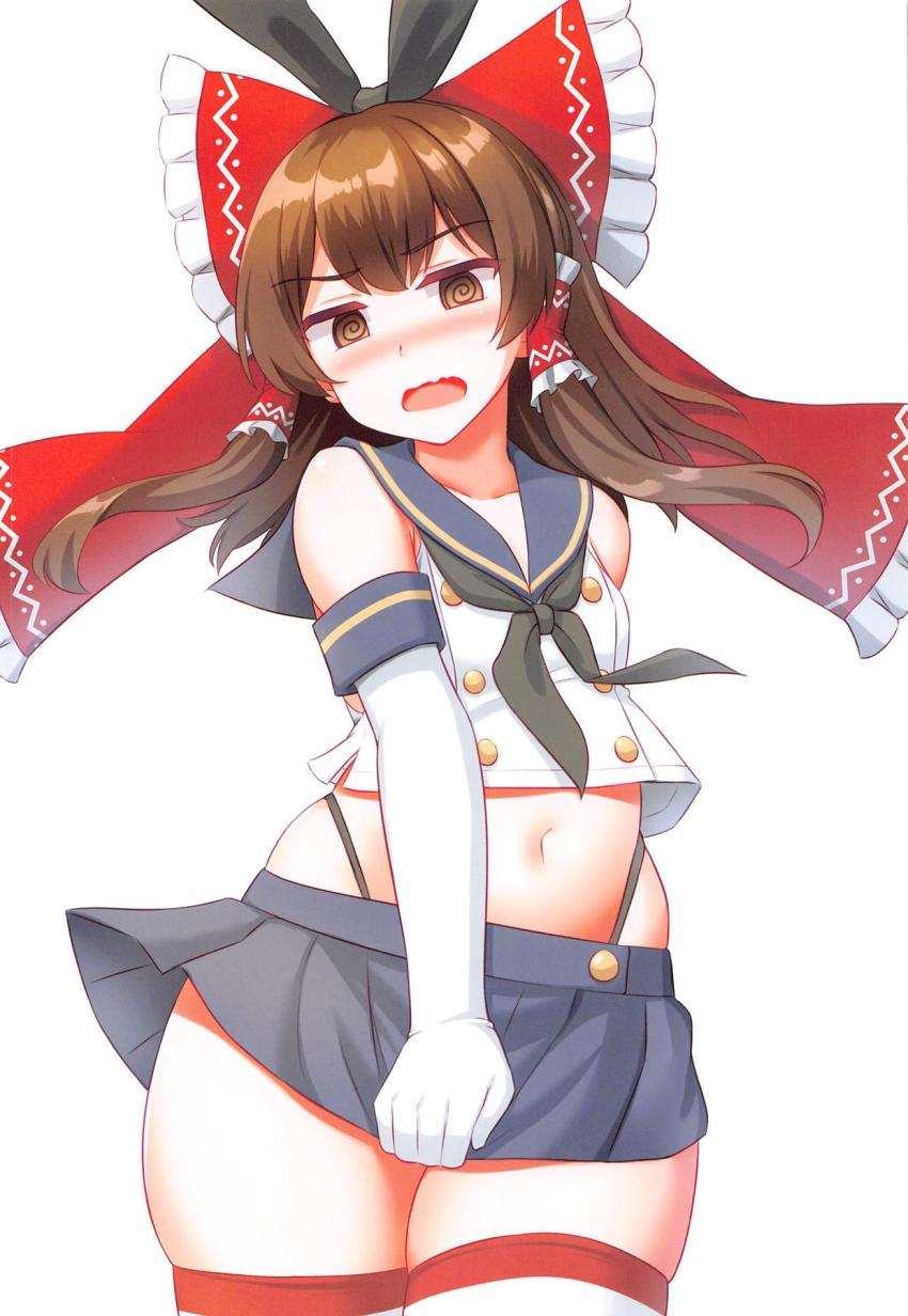 東風谷早苗と博麗霊夢の中出しコスえっち☆フルカラー <> 013