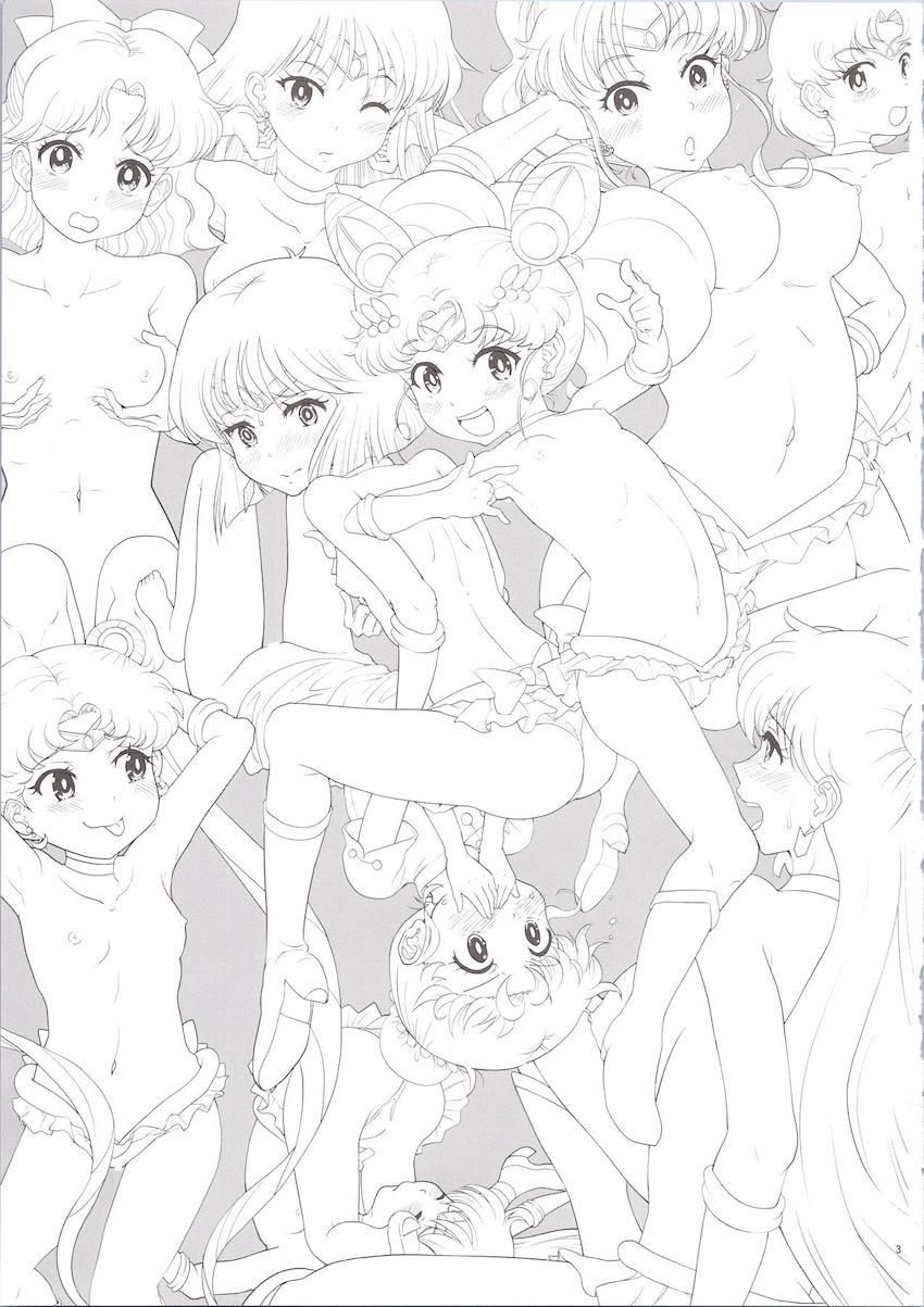 【4本立て総集本】美少女JS戦士たちのロリセックス集！かわいいロリマンコにおちんぽズボズボ入っちゃう！ <> 002