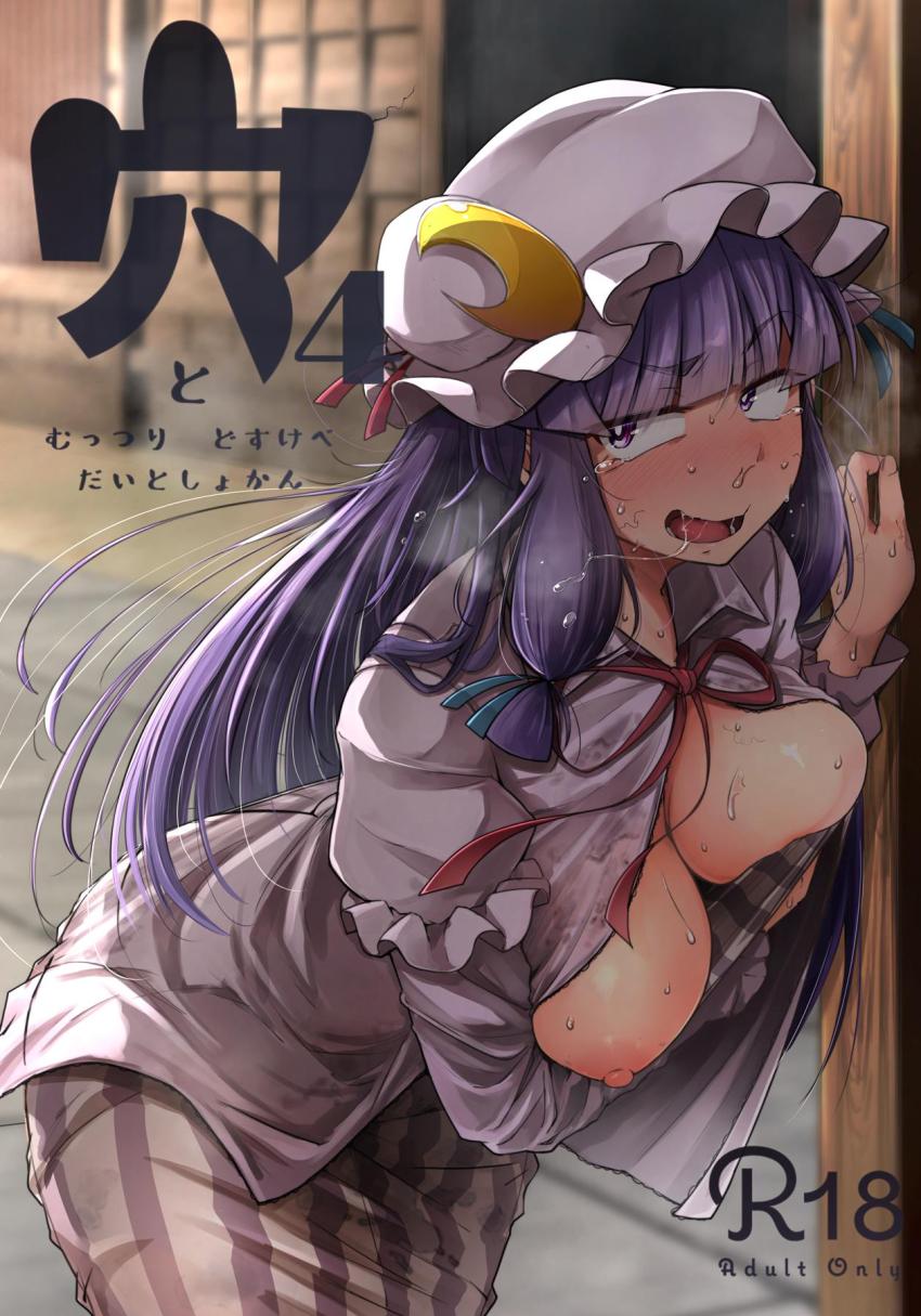 小悪魔の監視の目の影響でなかなか性欲発散できないパチュリーが時間停止魔法を習得し人里におりて男たちの生チンポをディルド代わりに変態セックスする！ <> 1
