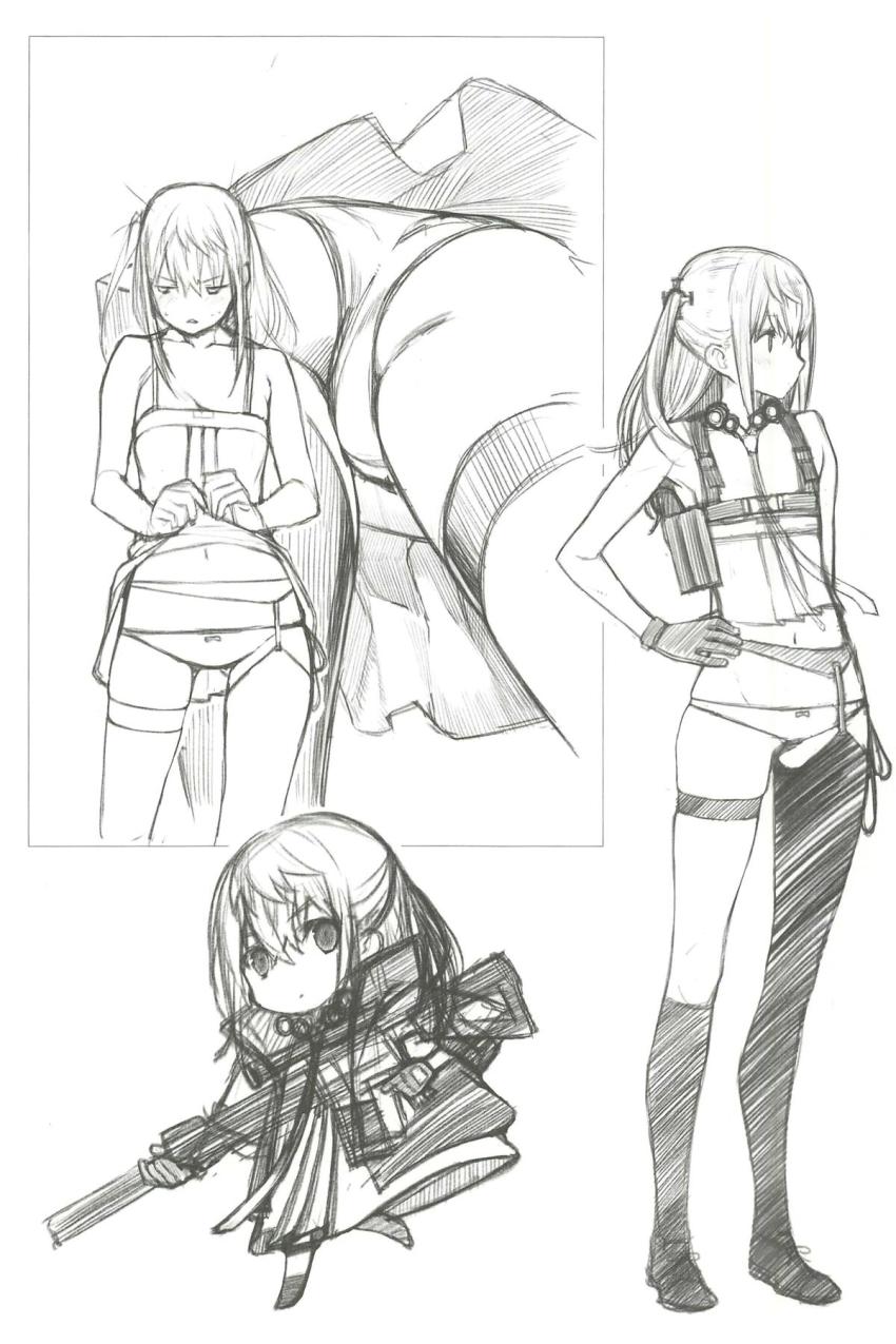 STAR15とふたなりM4A1の同棲中出し百合えっち <> 016
