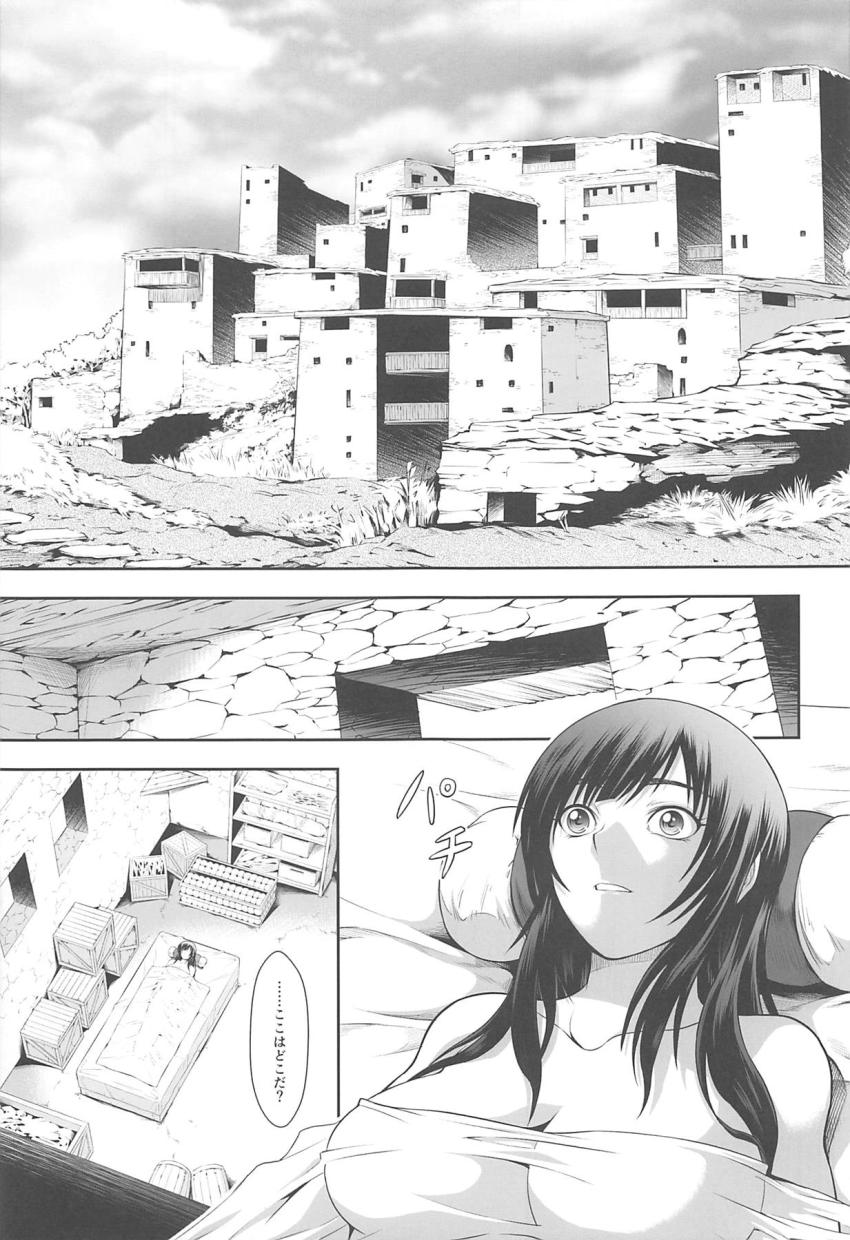 女だけの暴力組織プエラの本拠地で目を覚ました女ハンター。屋根裏へ忍び込み脱出を試みる女ハンターは幹部が行う快楽拷問を目撃する。 <> 004
