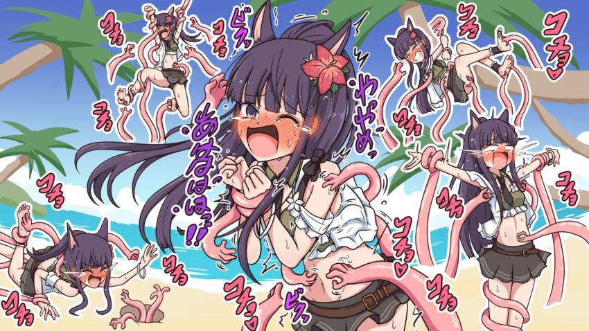 クロエ・サレン・カスミたちがくすぐり地獄責めされちゃう！ <> 020