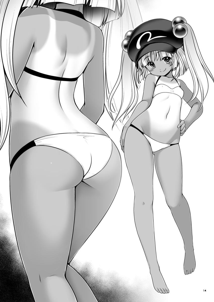 日焼けしたエロエロ褐色ロリ娘の諏訪子＆にとりの票集め枕営業 <> 013