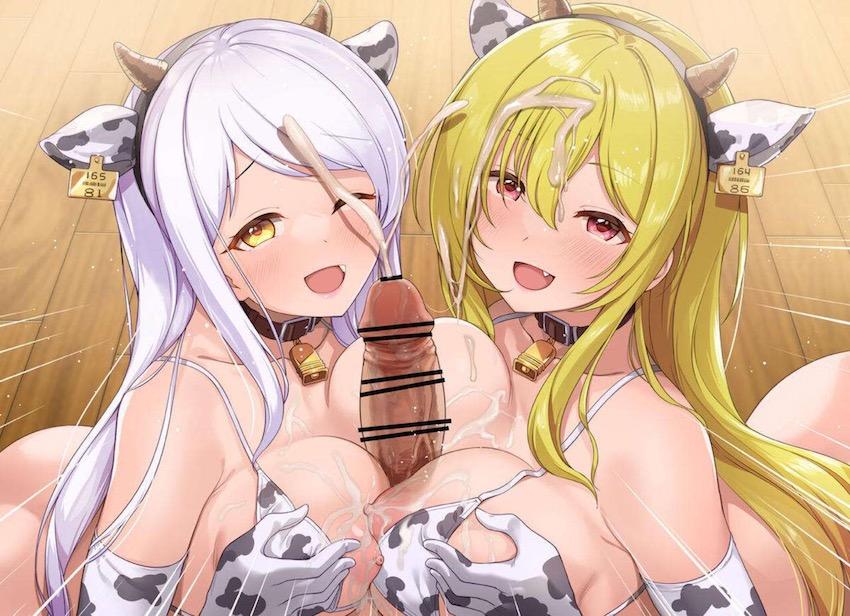 エロ牛ビキニコスの黒埼ちとせ＆イヴ・サンタクロースと中出し3Pセックス！ <> 019