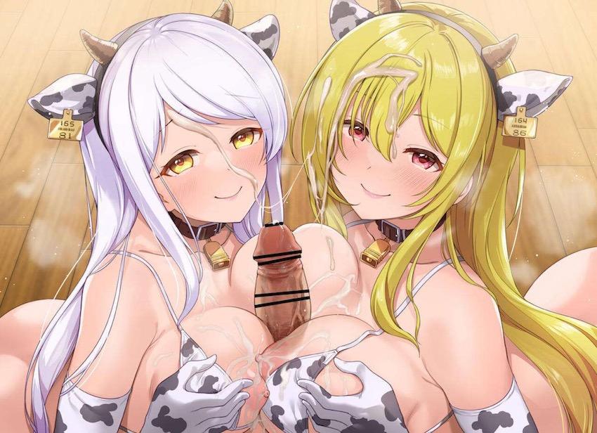 エロ牛ビキニコスの黒埼ちとせ＆イヴ・サンタクロースと中出し3Pセックス！ <> 020
