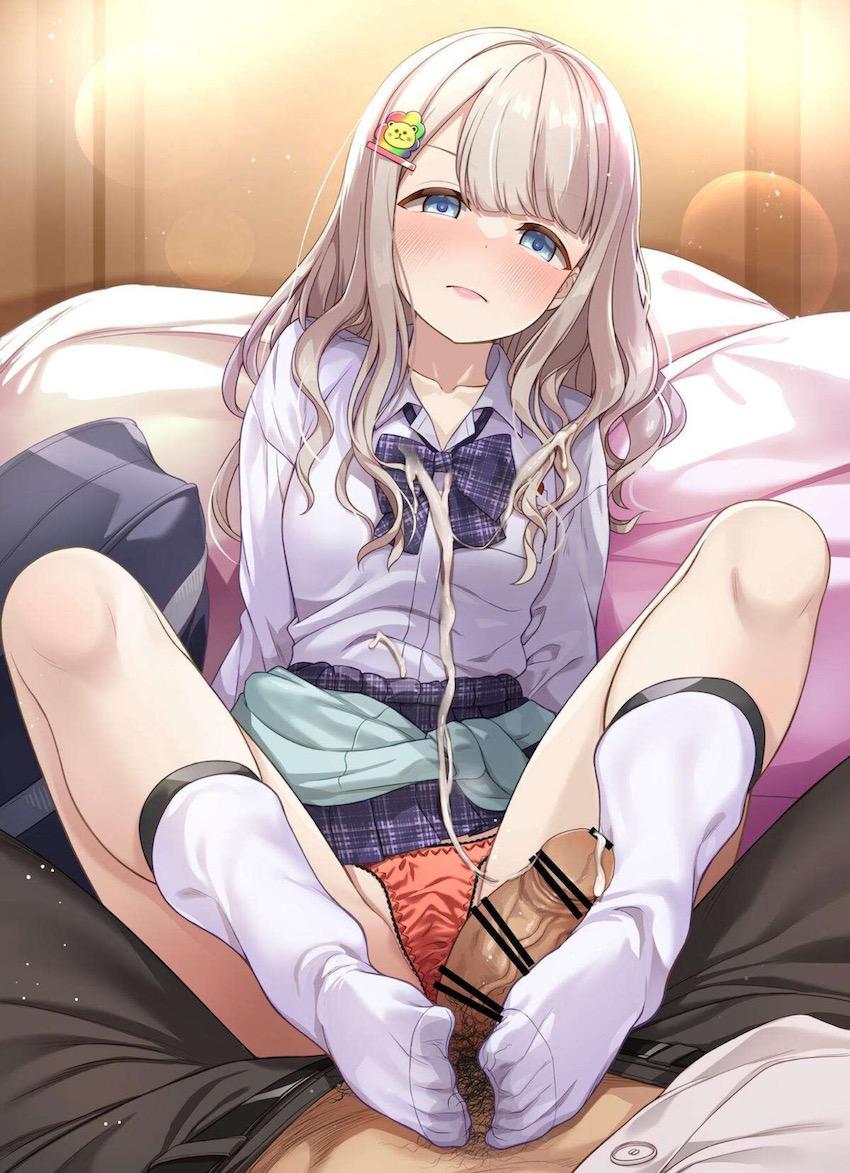 芹沢あさひに制服衣装で足コキされる本 <> 015