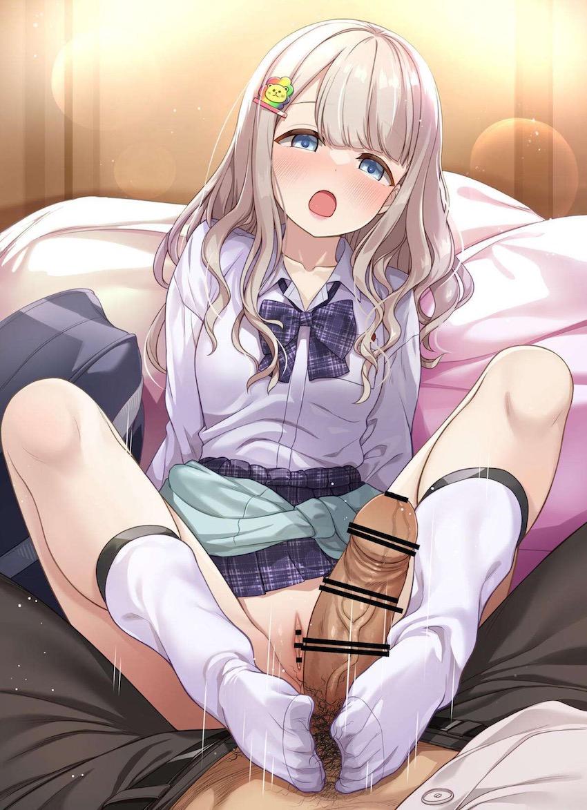 芹沢あさひに制服衣装で足コキされる本 <> 016