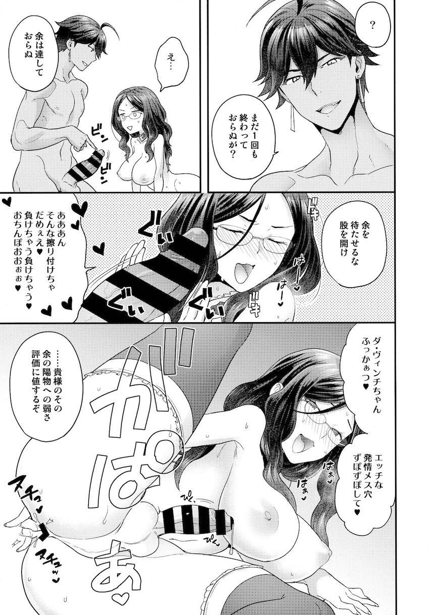 描き下ろし含む15本立て大ボリューム総集本☆おっぱいもおちんこも付いてるシーメールダヴィンチちゃんとオジマンディアス <> 114