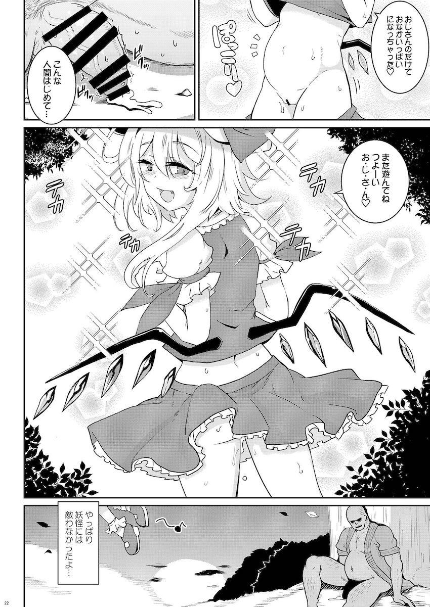 メスガキ妖怪フランちゃんに襲われて搾精されるデカマラおじさん！一矢報いたいおじさんはわからせハードピストンで大人の本気射精攻撃を喰らわせる！ <> 021