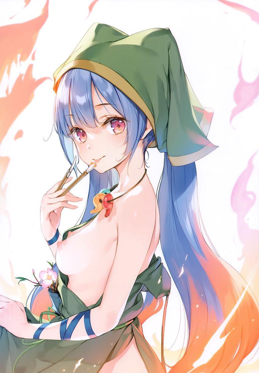 埴安神袿姫が表紙！鬼形獣美麗フルカラーイラスト集第二弾 <> 008