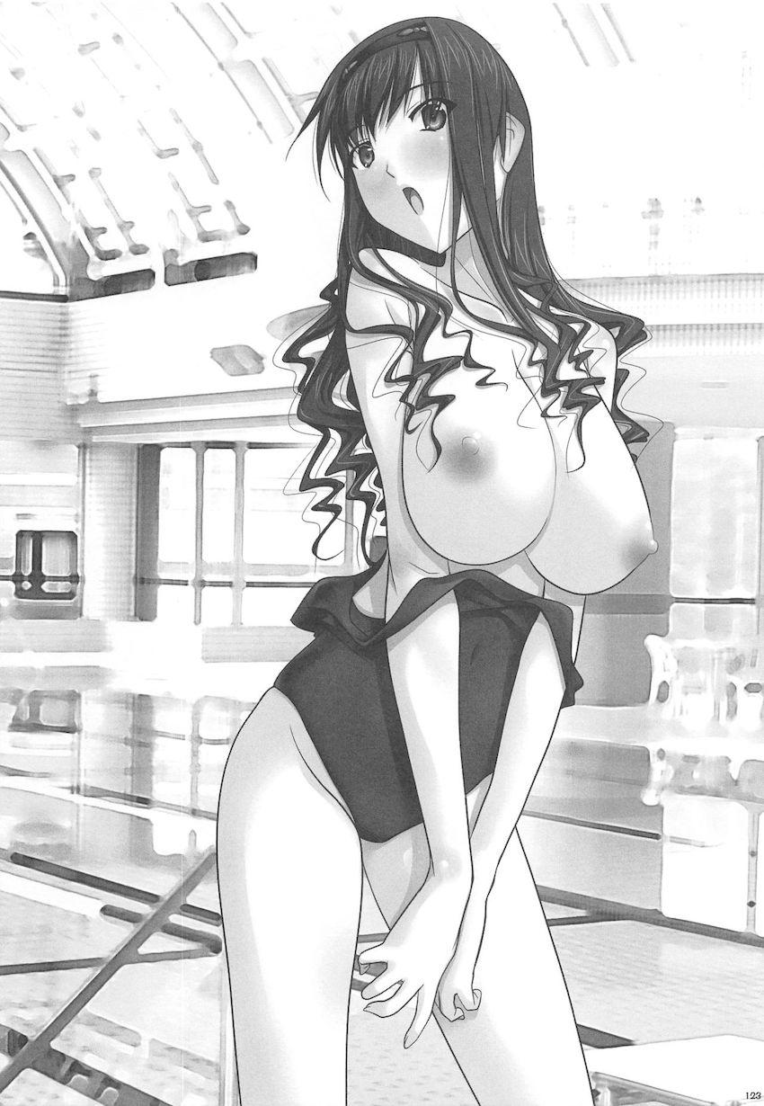 森島はるか先輩とイチャラブメインで人妻NTRや3Pセックスもある総集本 <> 122