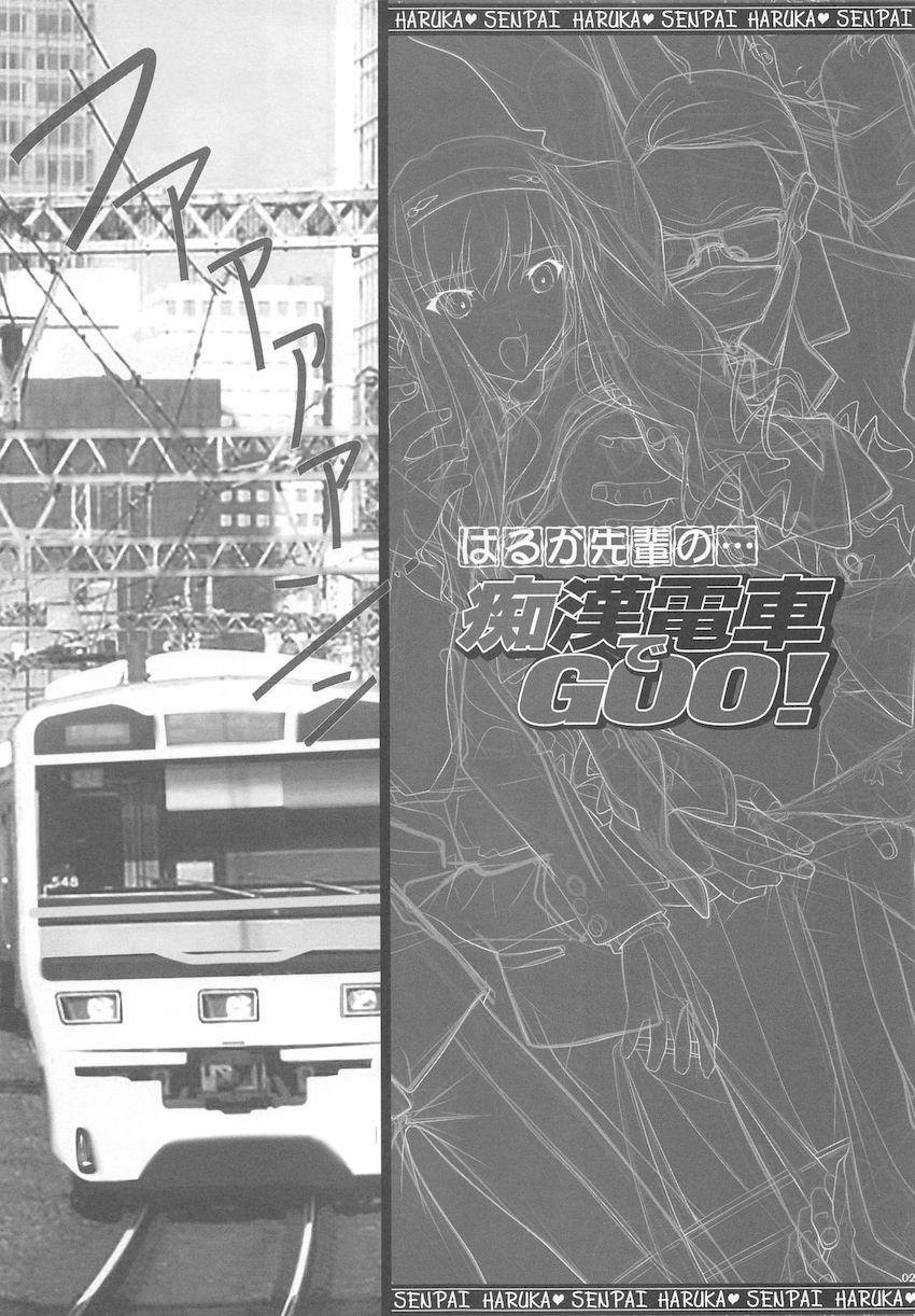 会場限定本や描き下ろしも収録した森島はるか総集本第二弾☆電車・公衆便所・カラオケボックスでハメまくるドスケベJK！ <> 024