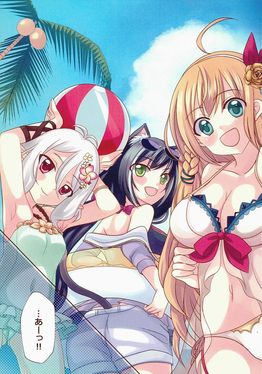ペコリーヌ・キャル・コッコロの3人と常夏の楽園でバケーションタイム！ <> 004