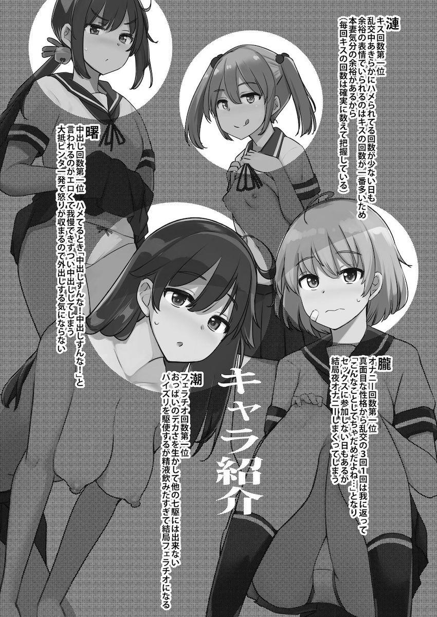 自宅に看病にやって来たセフレ少女4人とハーレム中出しセックス！体に溜まった熱とザーメンを発散してスッキリ！ <> 003