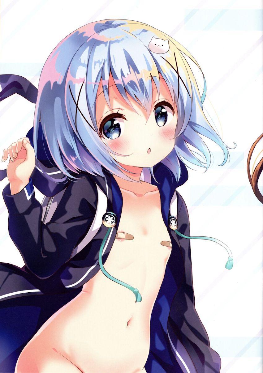 絆創膏貼ってポーズを決めるラビットハウスの可愛い女の子たち <> 006