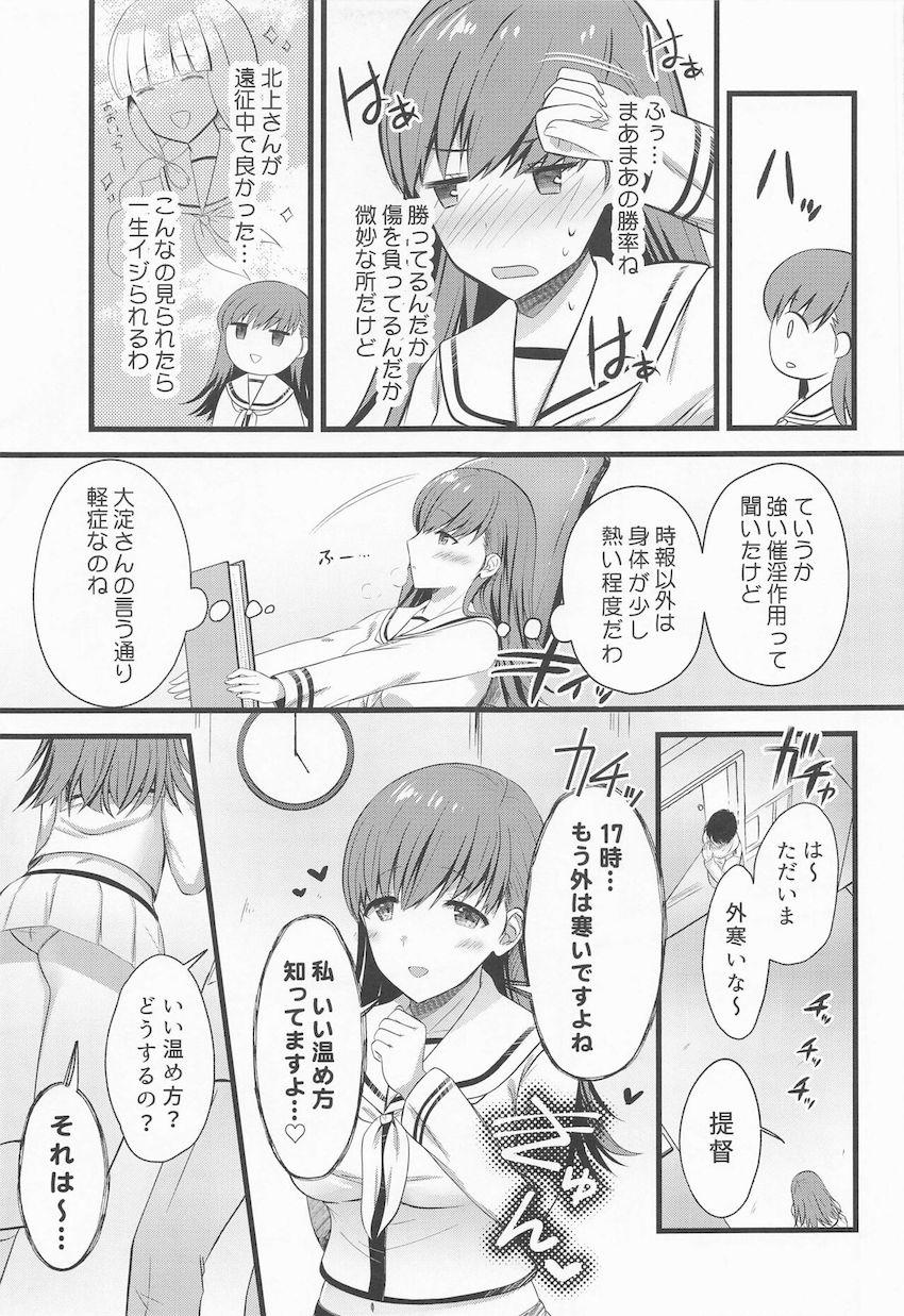 ある一定の確率で催淫作用が発動し提督への淫乱誘惑発言が飛び出しちゃう大井っち！大ピンチ！ <> 008