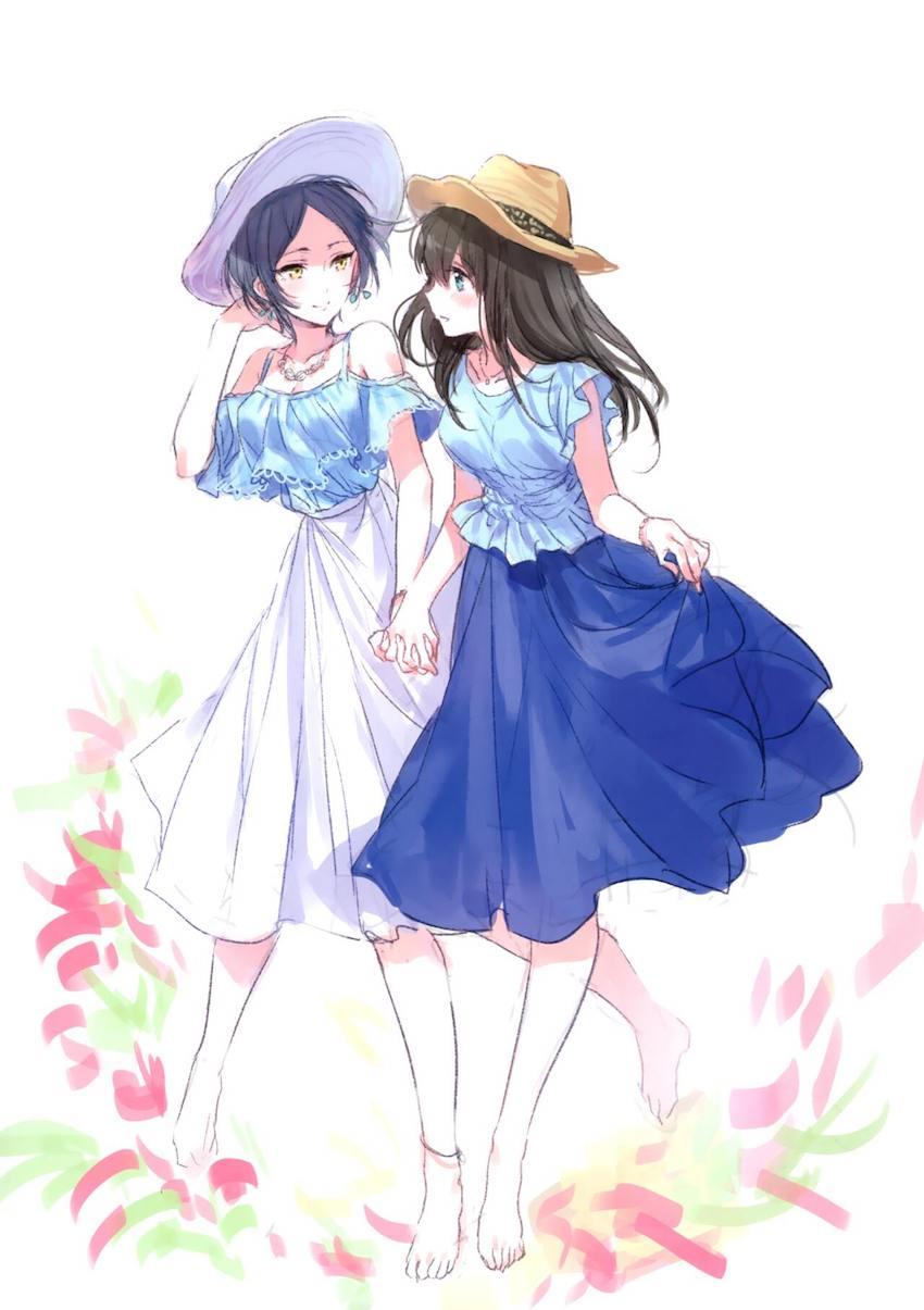 大ボリューム☆速水奏と鷺沢文香のフルカラーイラストメインの再録集 <> 005