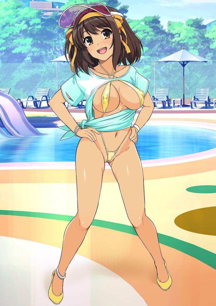涼宮ハルヒのエロコス☆フルカラーイラスト集第13弾！大ボリューム169p！ <> 144