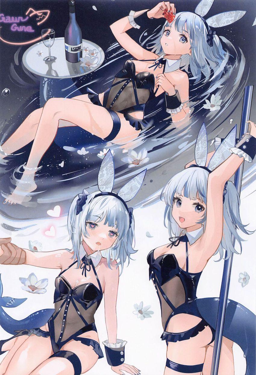【美麗】ホロライブのフルカラーイラスト合同誌☆セクシー＆キュートなホロメンたちのバニコスえっち！ <> 023