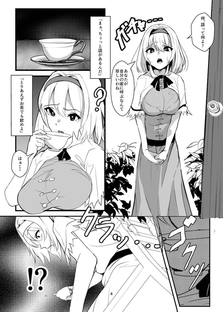 霧雨魔理沙が「催眠・催淫・記憶消去」の薬を使って女を犯しまくるのだが、最後にそのことがバレてお仕置きされちゃう本 <> 003