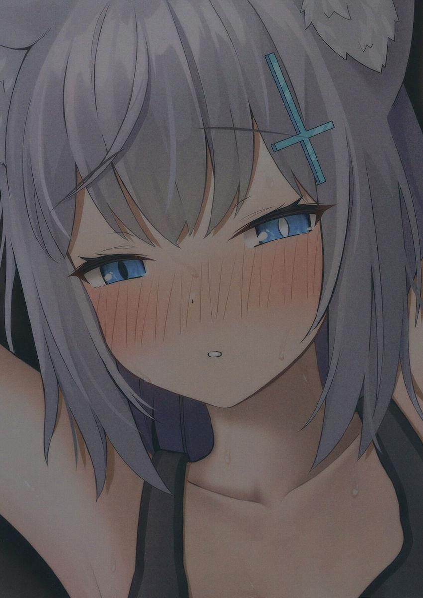 砂狼シロコと先生がラブホテルでラブラブ初エッチ <> 021