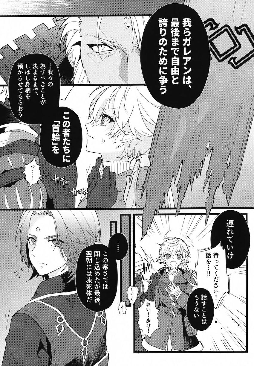 敵の捕虜となったアリゼーが寝ている間に処女喪失レイプ！兄を人質に取られ永遠に犯され続ける絶望凌辱！ <> 004