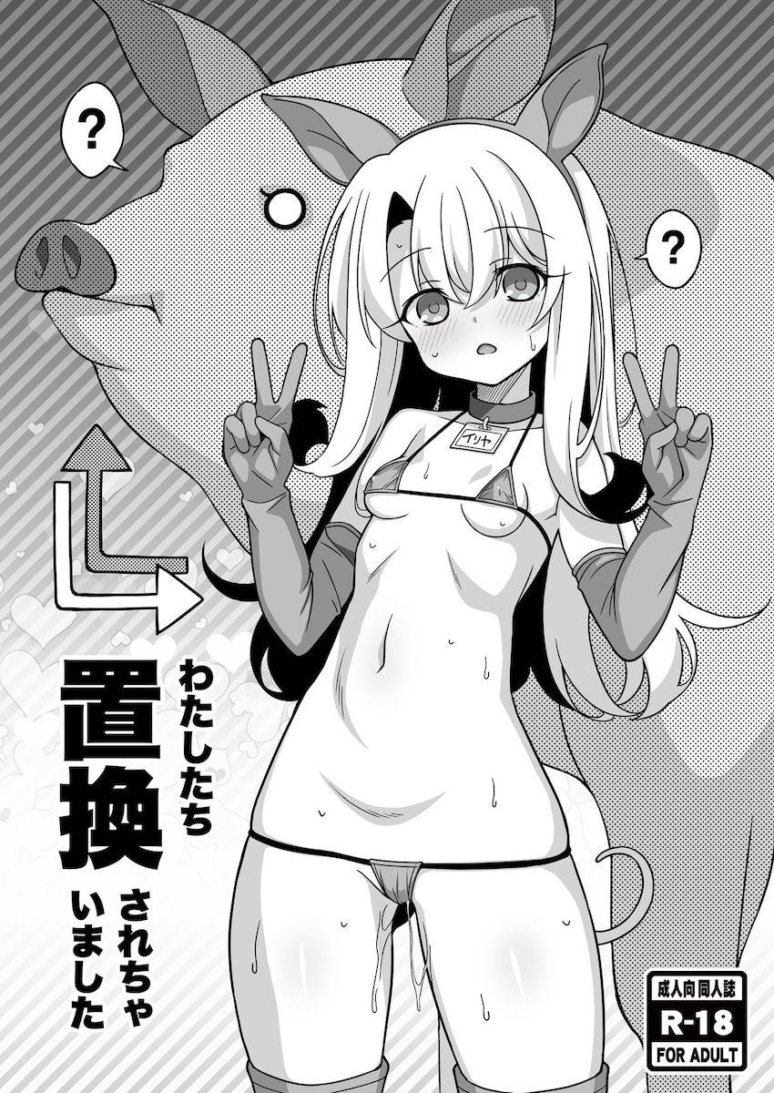 豚ちゃんとイリヤちゃんの意識を入れ替えて催淫魔術で強制発情！ブヒブヒ獣姦交尾！ <> 1