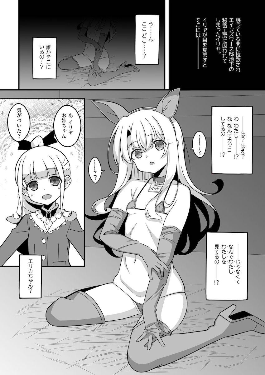 豚ちゃんとイリヤちゃんの意識を入れ替えて催淫魔術で強制発情！ブヒブヒ獣姦交尾！ <> 004