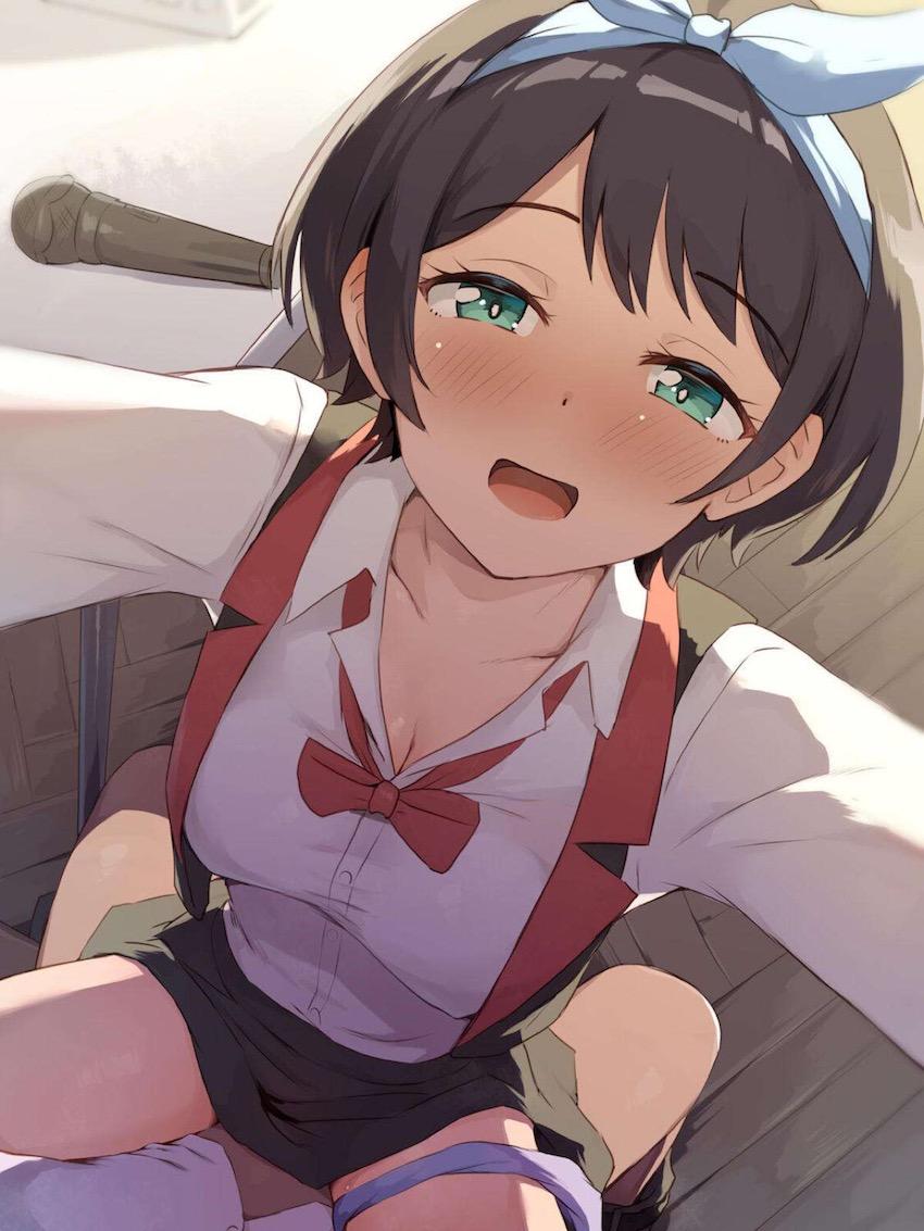 更科瑠夏ちゃんとカラオケボックスで密着対面座位！ <> 002