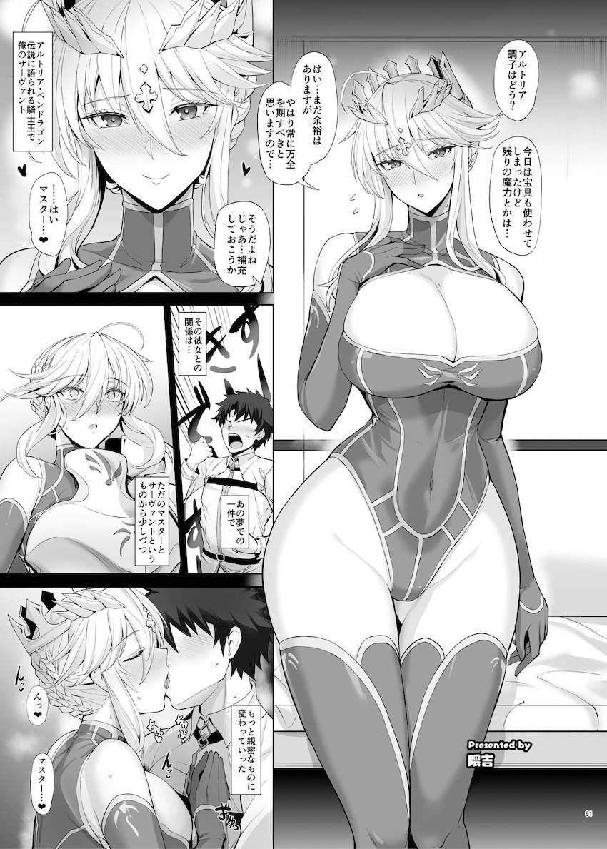 【PART.1】豪華作家陣大集合☆ハイシコハイクオリティFGOイチャラブ合同誌！エロエロサーヴァントたちとお互いの体を貪り合う濃厚セックス！ <> 093