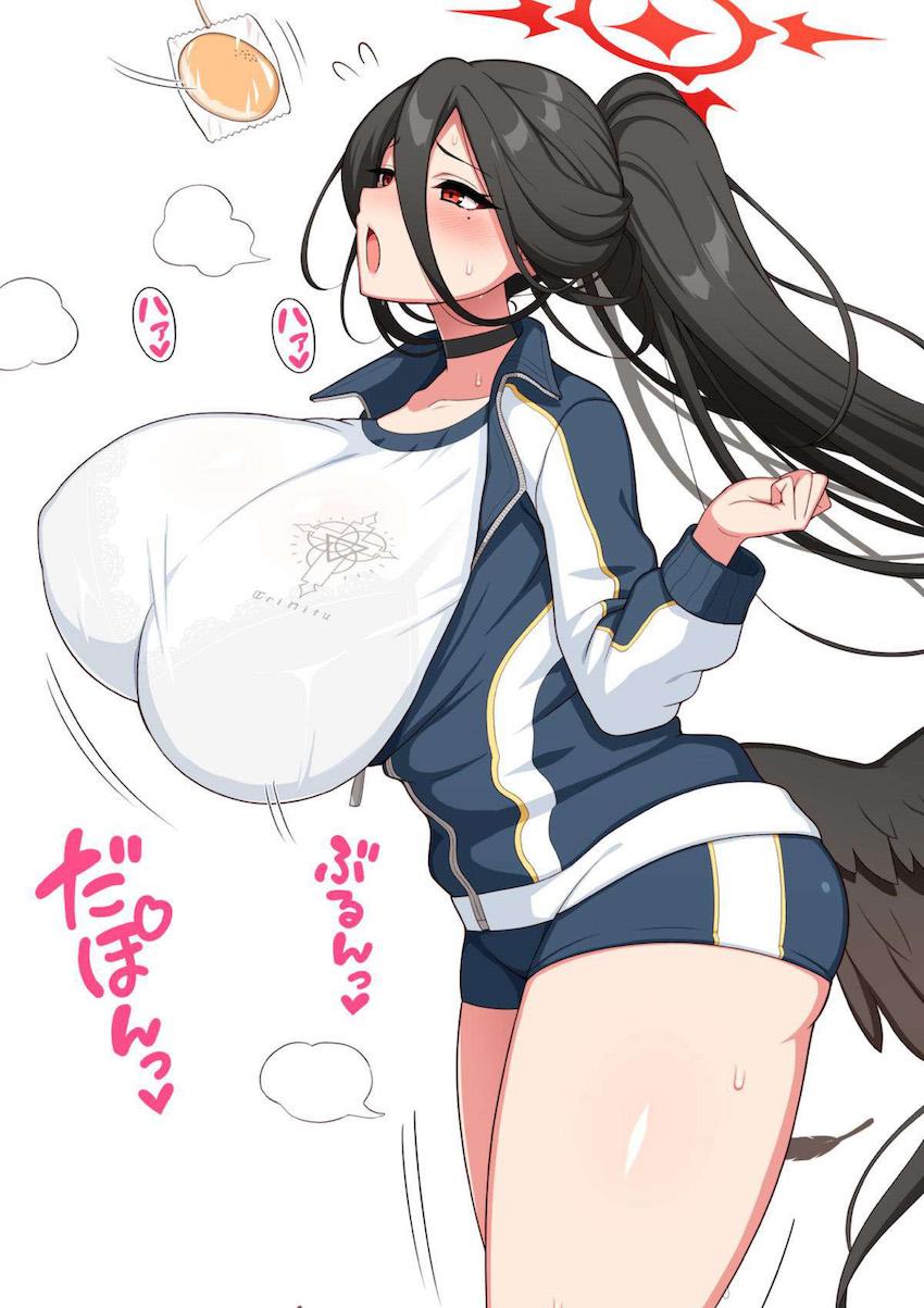 超乳ハスミとバックピストンでおほぉおほぉ中出しセックス！ <> 1
