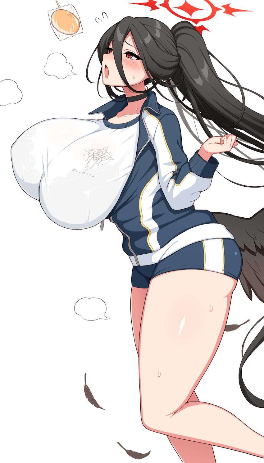 超乳ハスミとバックピストンでおほぉおほぉ中出しセックス！ <> 002