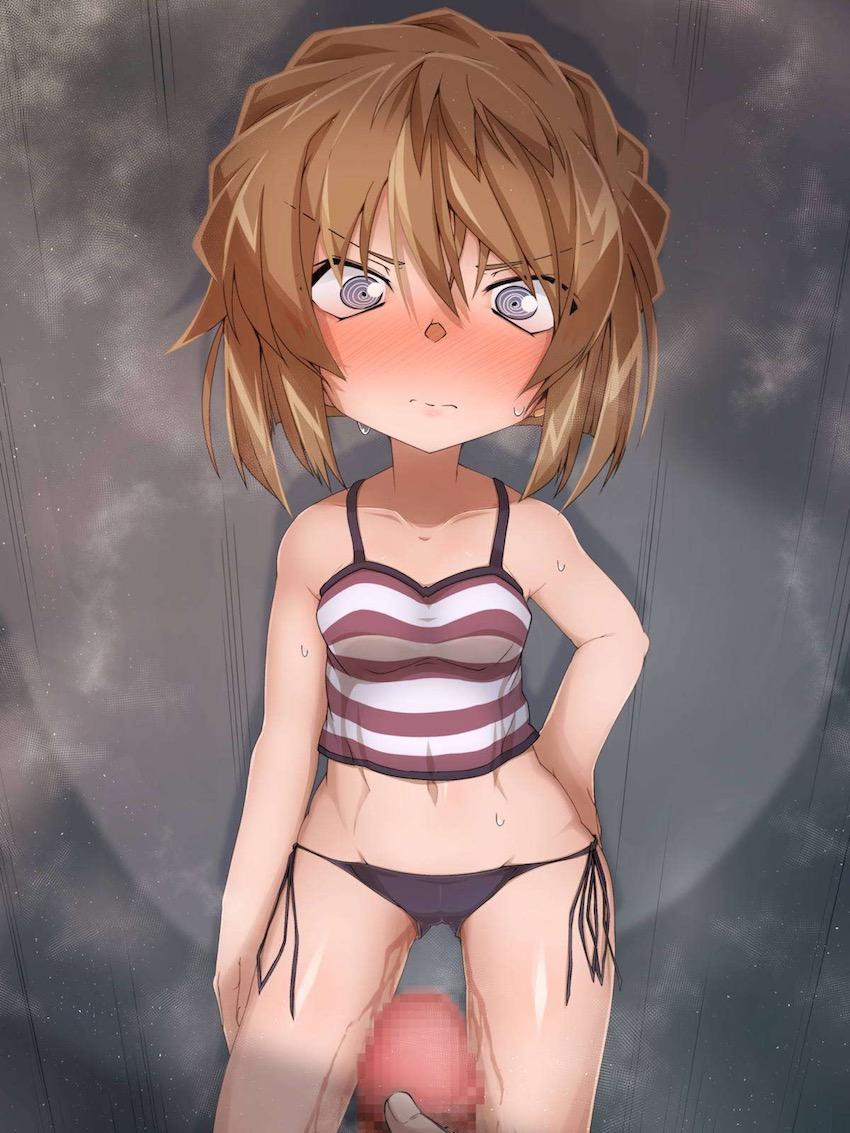 灰原に言葉責めされながら見抜きぶっかけ！ <> 037