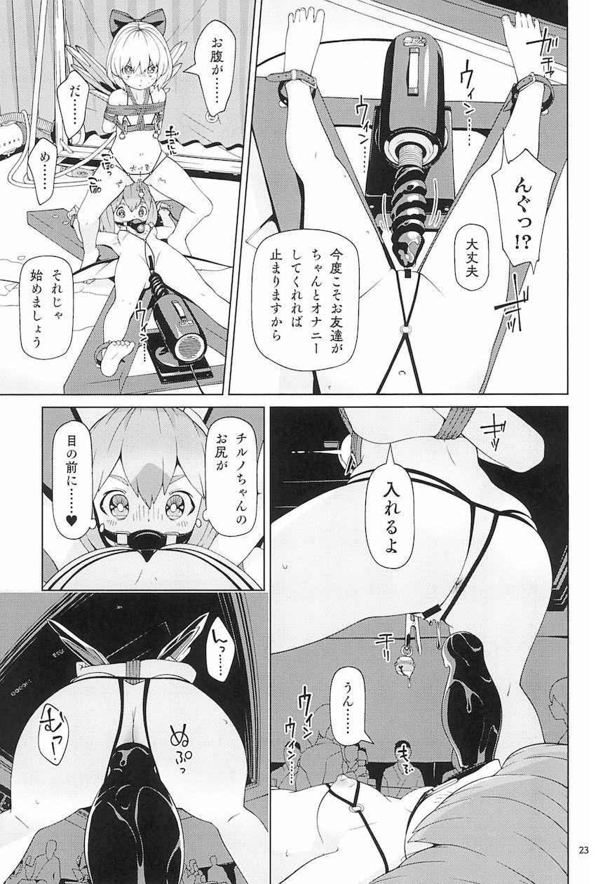 チルノちゃんと大妖精ちゃんが衆人環視の中でアブノーマル変態プレイ勝負にチャレンジ！ <> 021