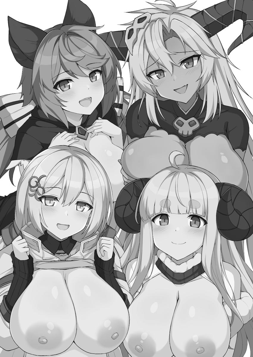あったかおっぱいに包まれる幸せ☆グラブル巨乳娘たちとのラブラブ中出しセックス！ <> 002