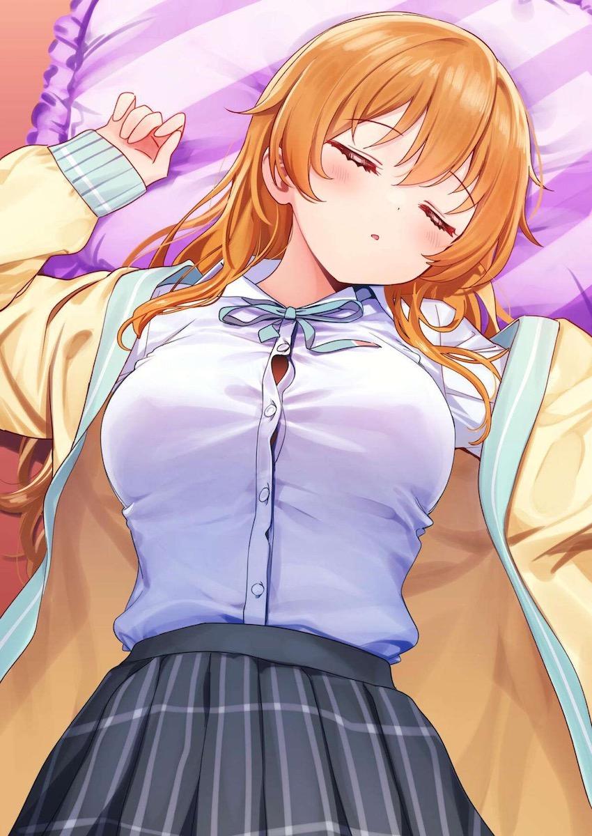 ぐっすり寝ている彼方ちゃんのおっぱいを勝手に借りる本 <> 011