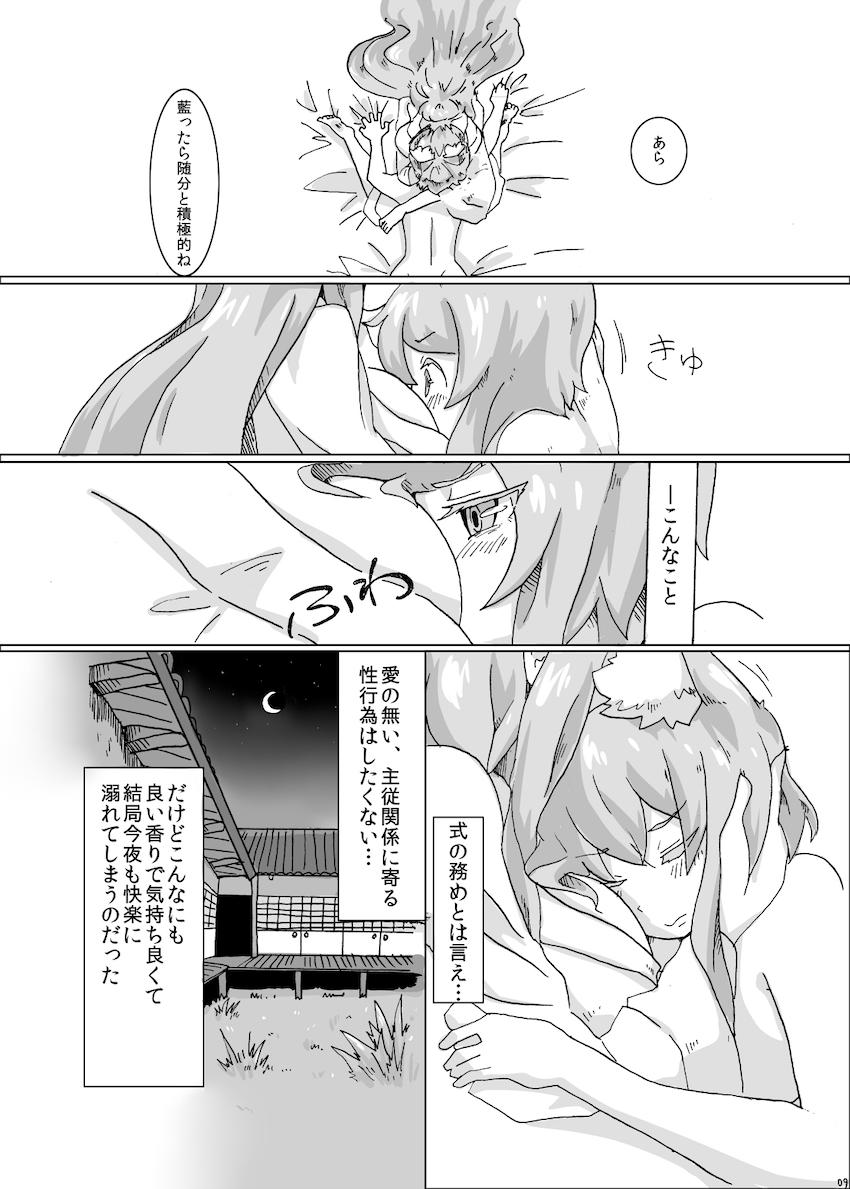 藍が紫や橙に対して悩むお話 <> 008