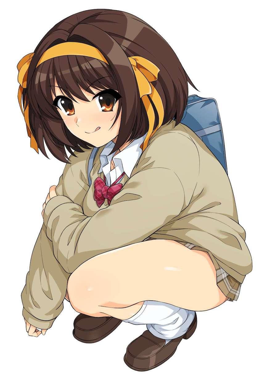 ハルヒ好きのためのフルカラーイラスト集第14弾！いろんなコスプレおまんこ見放題！ <> 002