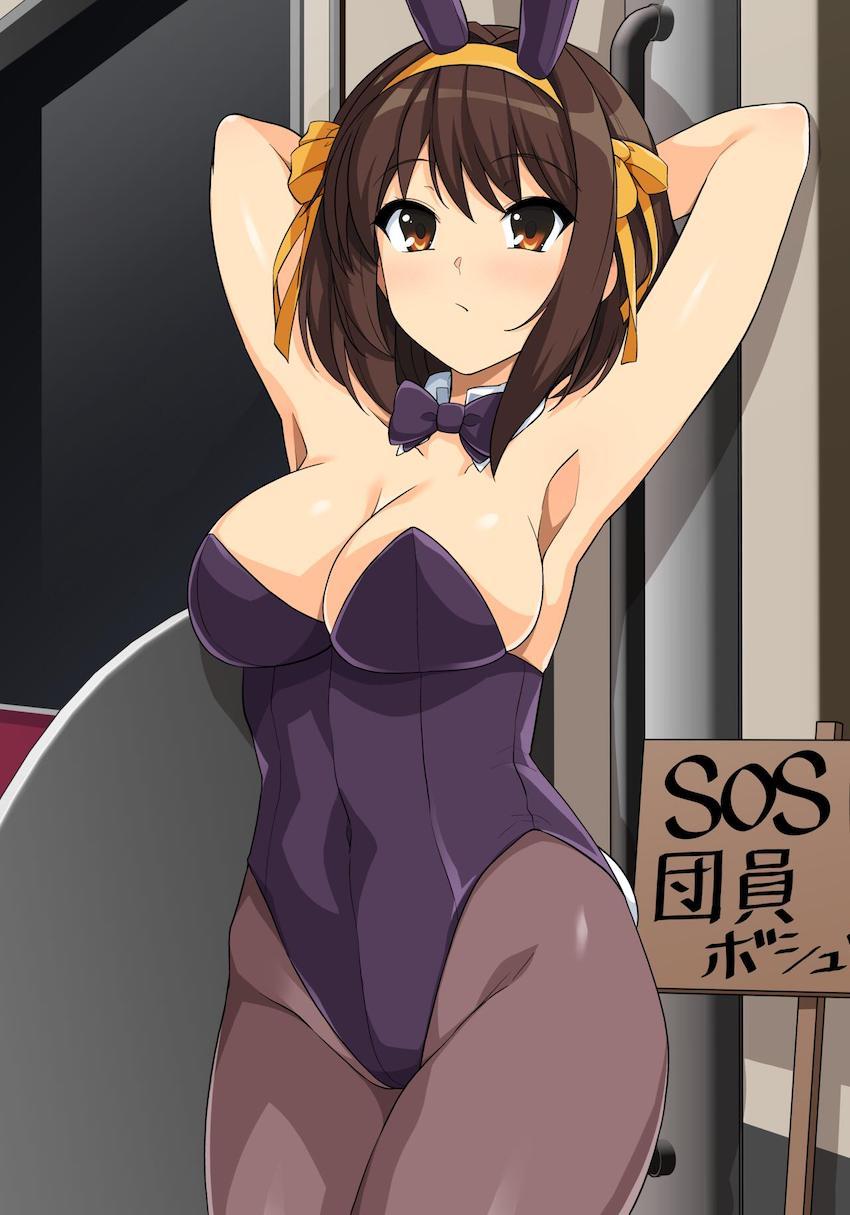 ハルヒ好きのためのフルカラーイラスト集第14弾！いろんなコスプレおまんこ見放題！ <> 008