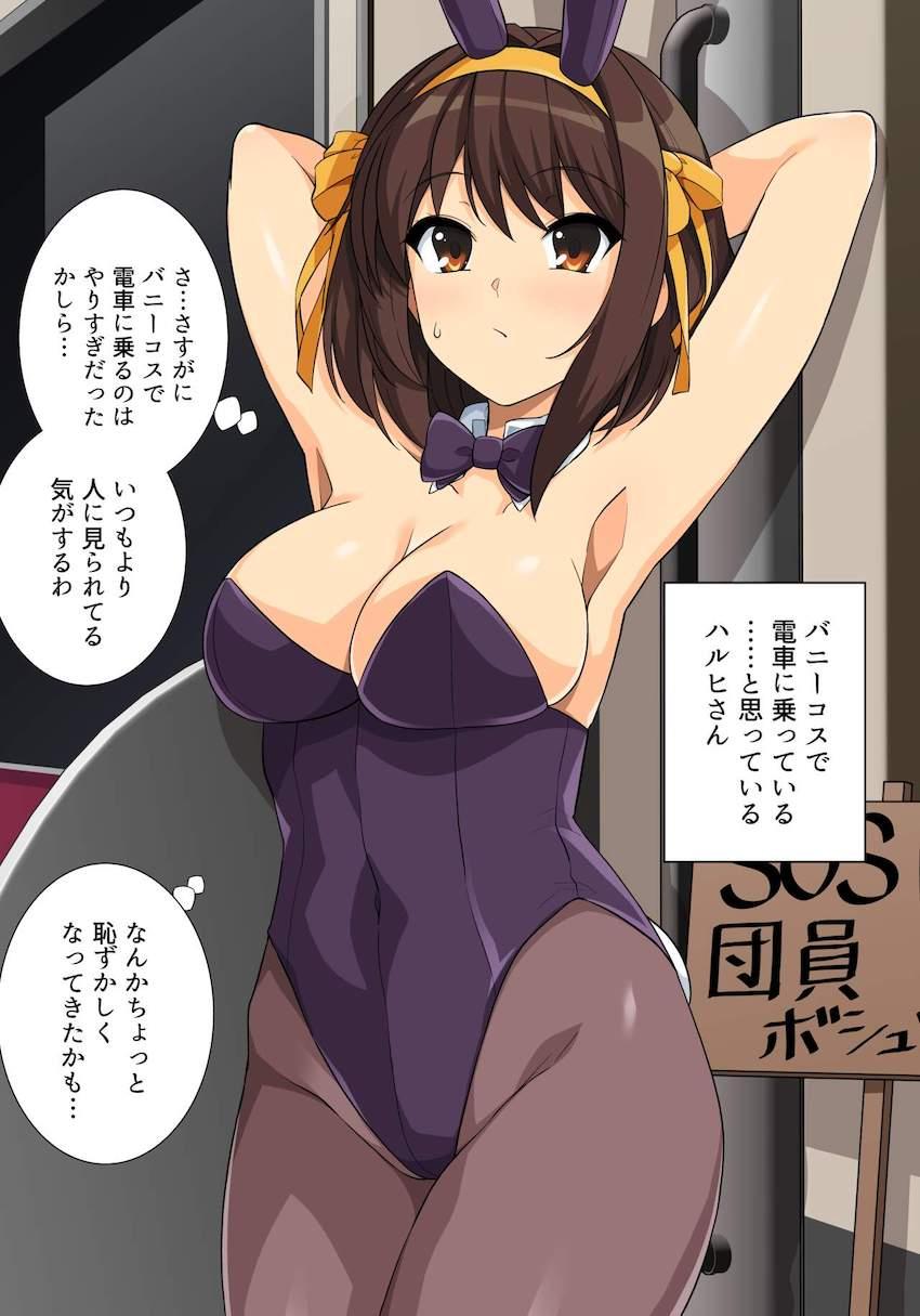 ハルヒ好きのためのフルカラーイラスト集第14弾！いろんなコスプレおまんこ見放題！ <> 009