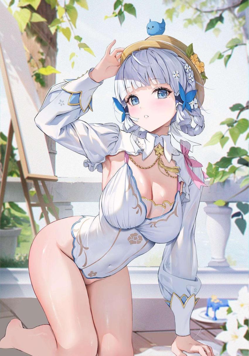 神里綾華の美麗マンコに生中出し！ <> 002