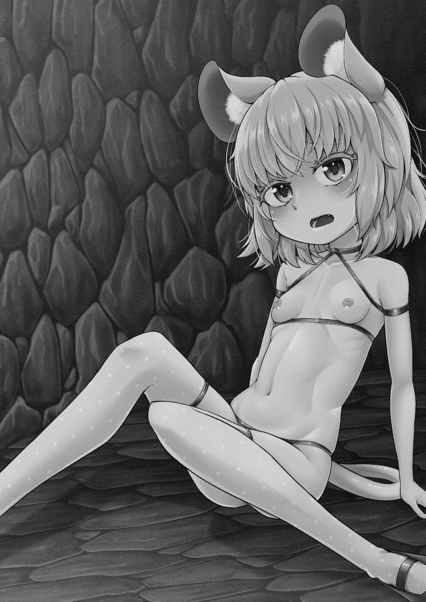 ダンジョンでデカチンキモ童貞に拘束レイプされて子宮脱しちゃうナズーリン <> 002